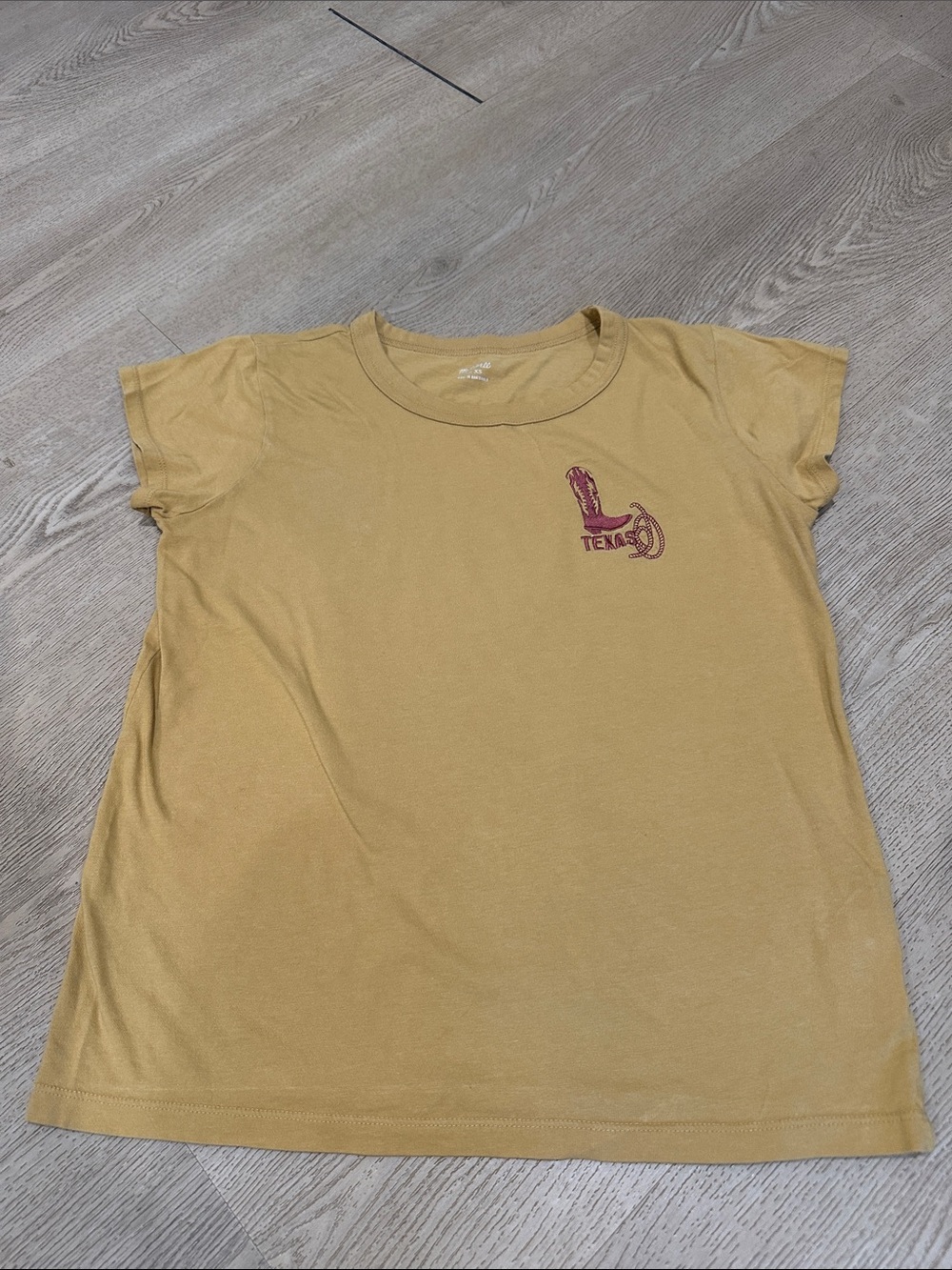 MADEWELL adorable TEXAS cowboy boot tee